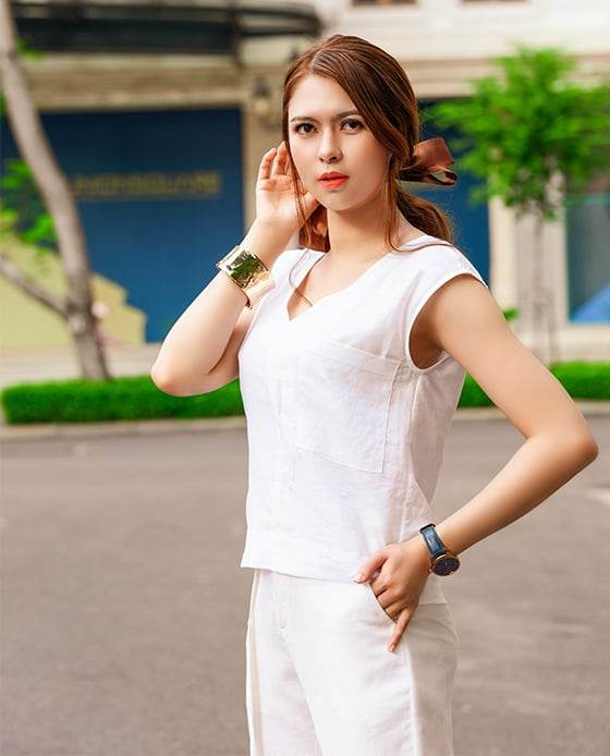 Áo Croptop Linen Corbetta TOP145 - Hity