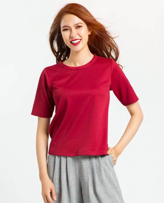 Áo Tshirt Phối Voan Tô Lịch TOP071 - Hity