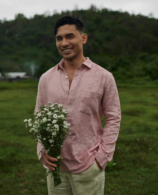 Áo Sơ Mi Nam Linen Chi Lãng TOPM08
