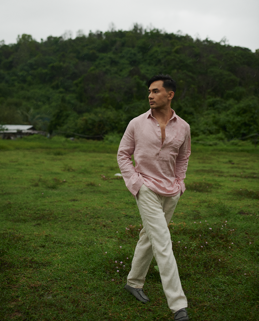 Áo Sơ Mi Nam Linen Chi Lãng TOPM08