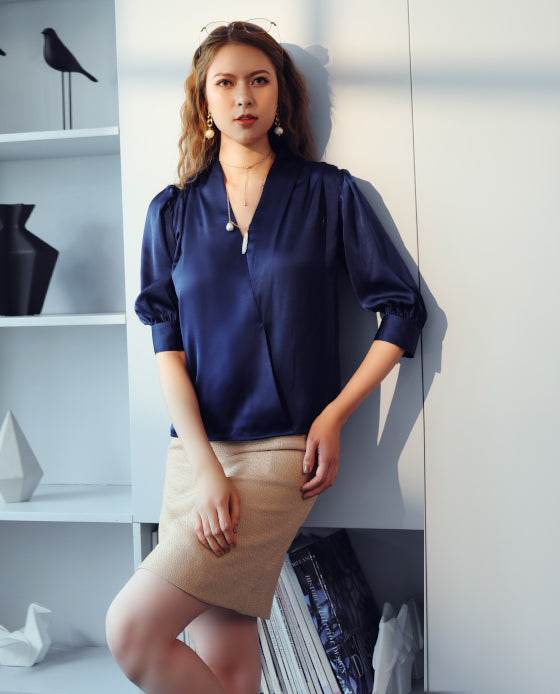 Áo Đắp Vạt Cindy TOP190 - Hity