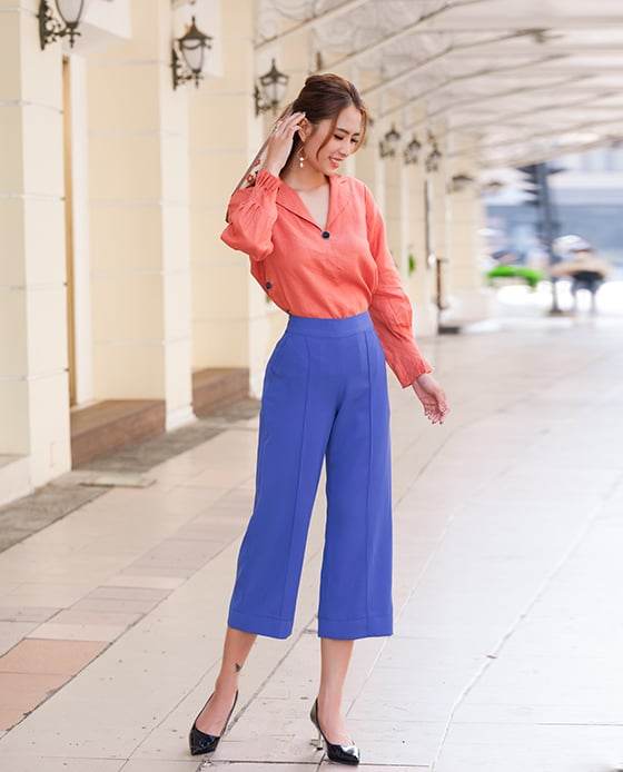 Áo Cổ Ve Linen Celosia TOP148 - Hity