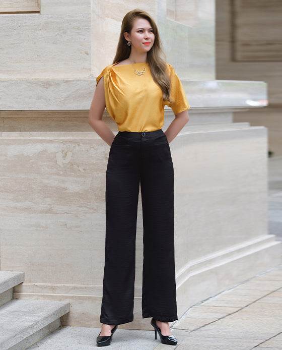 Quần Ống Suông Mason PAN032 Đen Huyền Bí - Hity