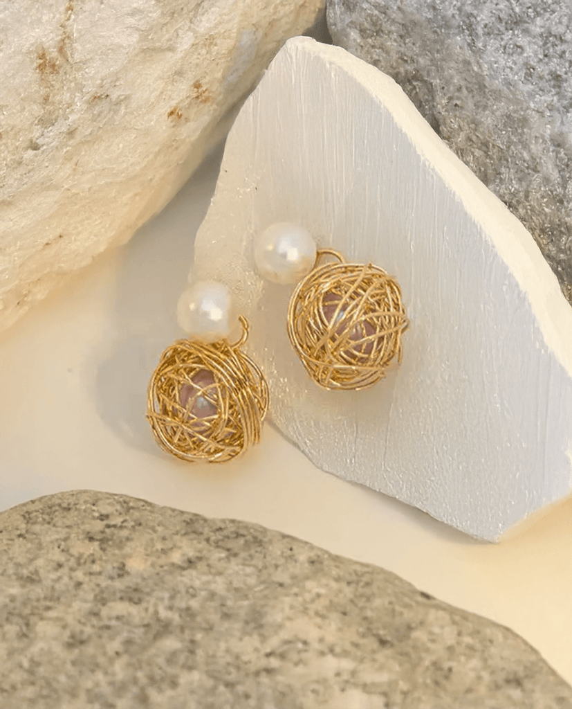 Bông Tai Ngọc Trai Baroque Handmade - Hity