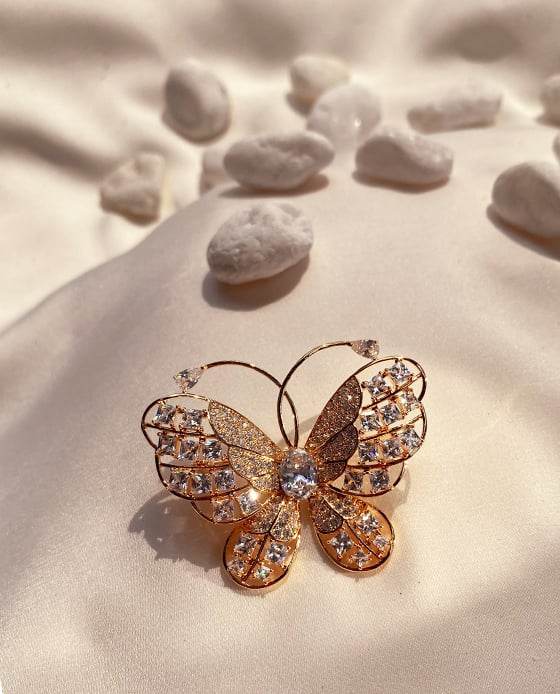 Cài Áo Bướm Vàng Jewel ACC146.61 - Hity