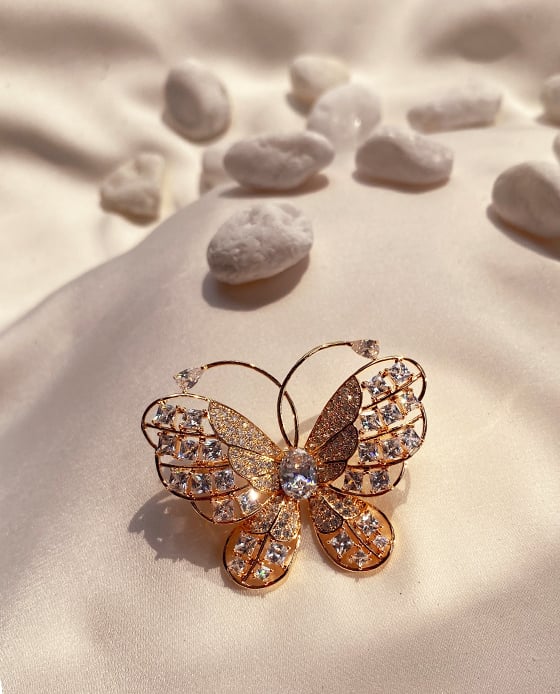 Cài Áo Bướm Vàng Jewel ACC146.61