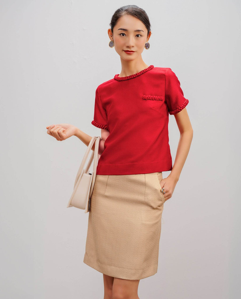Áo Tweed Lộc TOP213 - Hity
