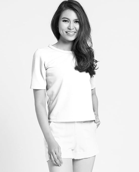 Áo Tshirt Phối Voan Blanc TOP071