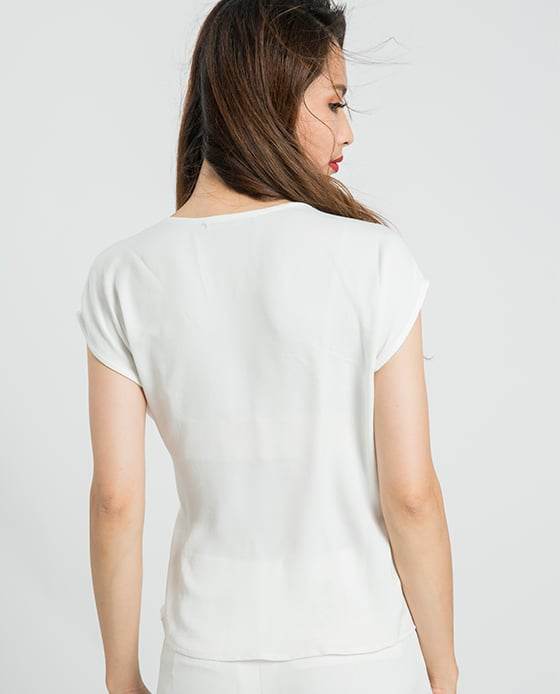 Áo Thắt Eo Lụa Là TOP089 - Hity