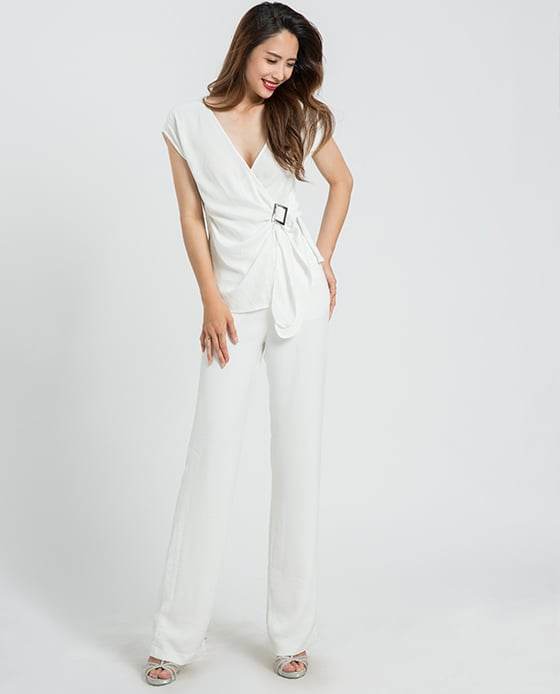 Áo Thắt Eo Lụa Là TOP089 - Hity