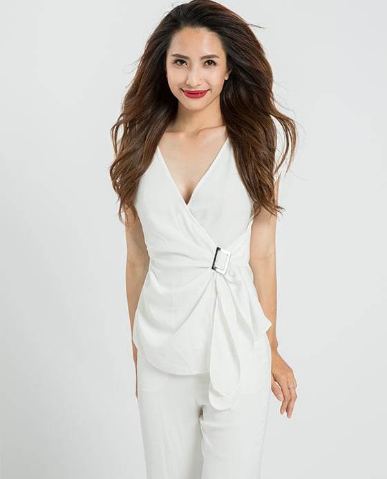 Áo Thắt Eo Lụa Là TOP089 - Hity