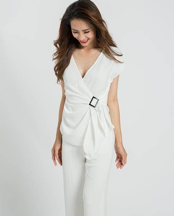 Áo Thắt Eo Lụa Là TOP089 - Hity