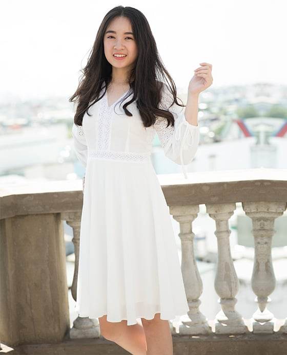 Đầm Xòe Fit & Flare Tuyết Mai DRE075 - Hity