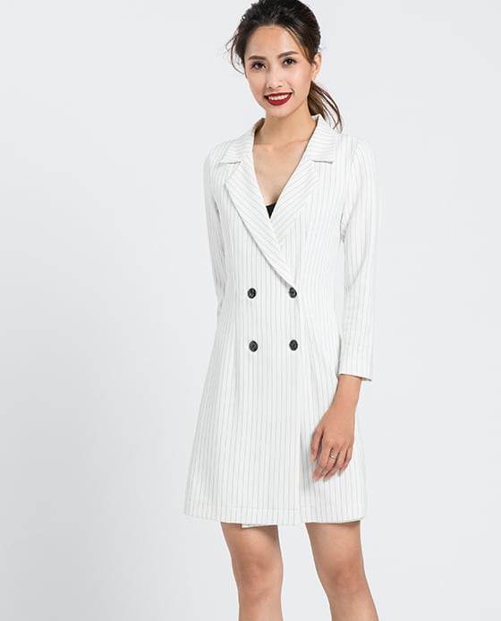 Đầm Blazer Sọc Bạch DRE080 - Hity
