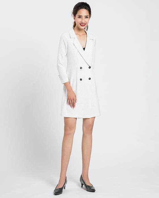 Đầm Blazer Sọc Bạch DRE080 - Hity