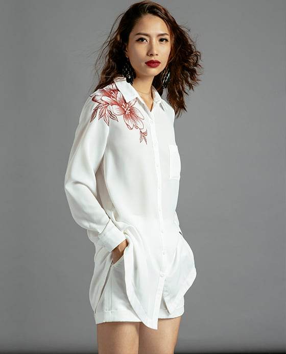 Áo Sơ Mi Oversized Sớm Mai TOP120 - Hity