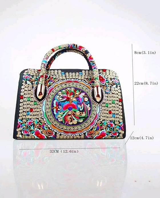 Giỏ Thêu Thổ Cẩm ACC004 - Hity