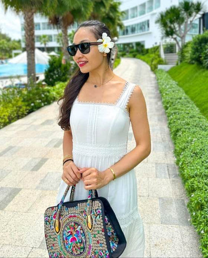 Giỏ Thêu Thổ Cẩm ACC004 - Hity