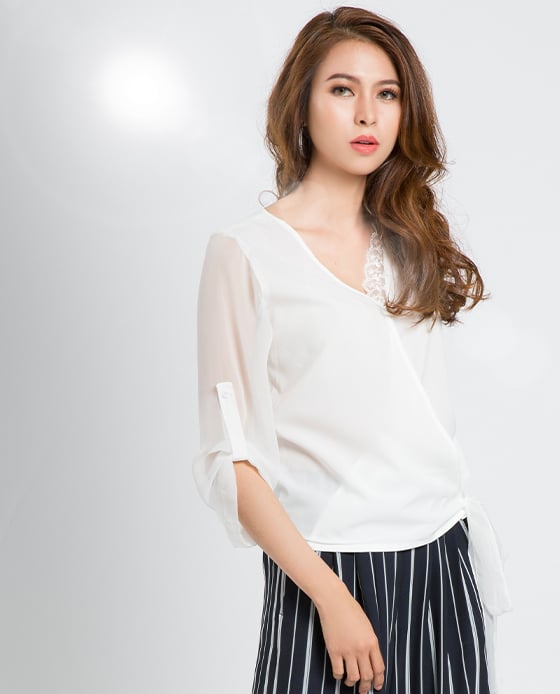 Áo Đắp Vạt Tam Kỳ  TOP087