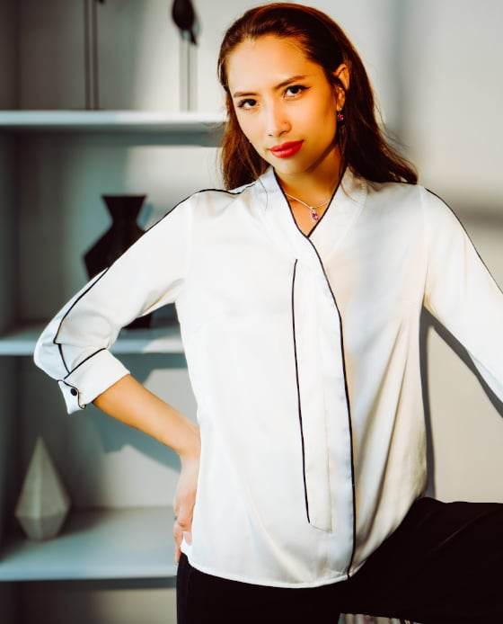 Áo Viền Tương Phản Emile TOP144 - Hity