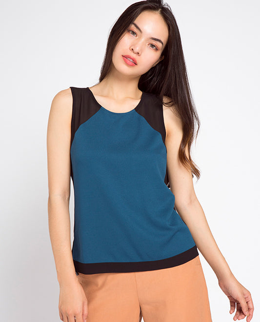 Áo Sát Nách Chàm Indigo TOP075