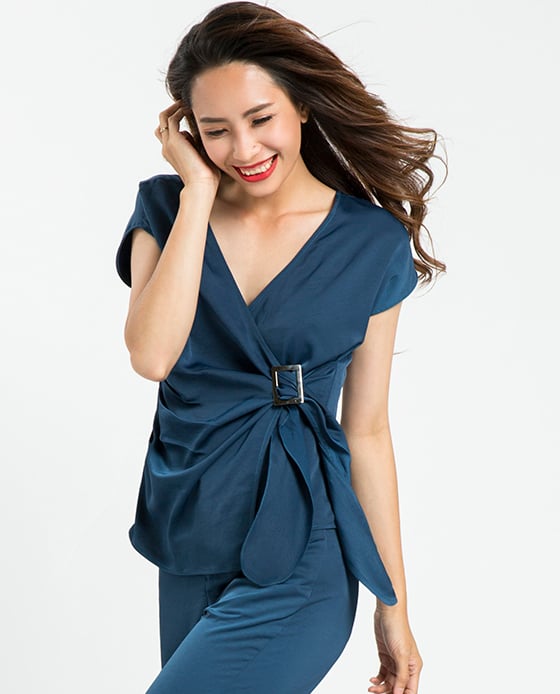 Áo Thắt Eo Cửu Long TOP089