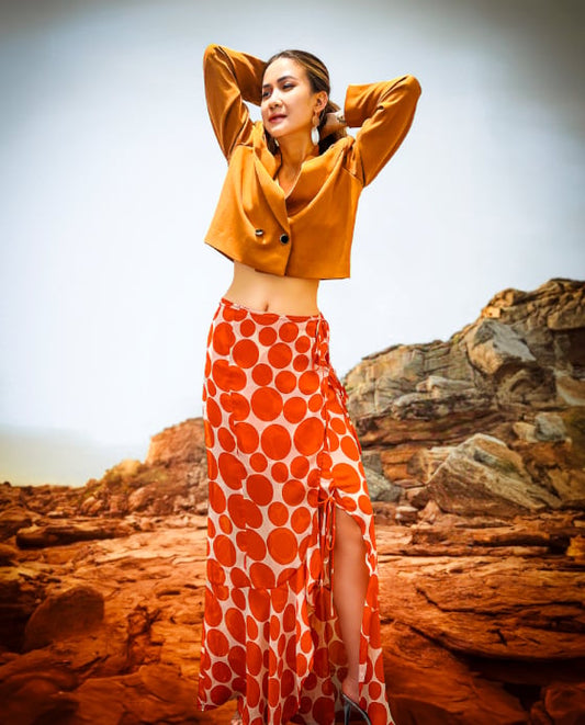 Váy Maxi Xẻ SamSon SKI042