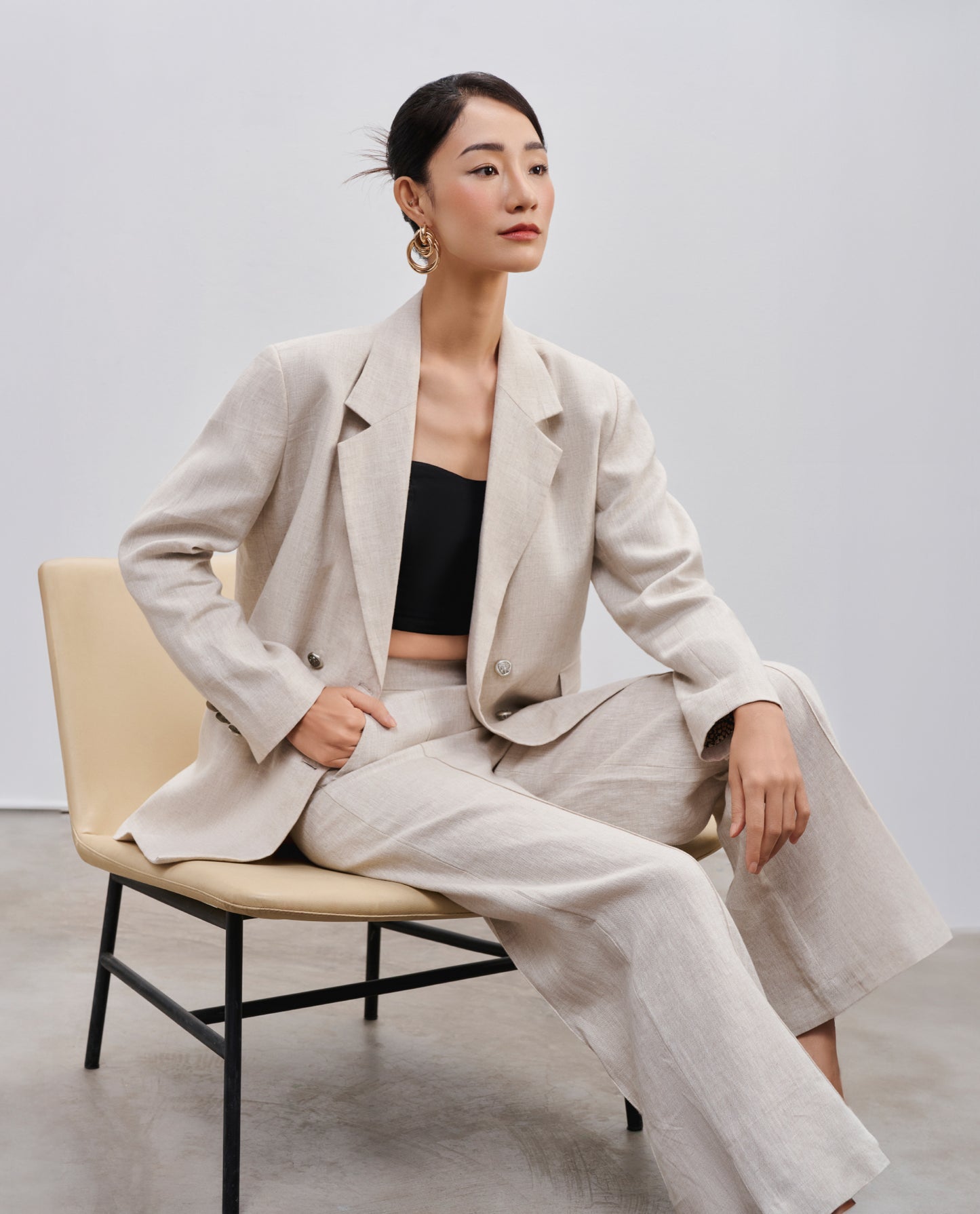 Quần Ống Suông Linen Lanh PAN063